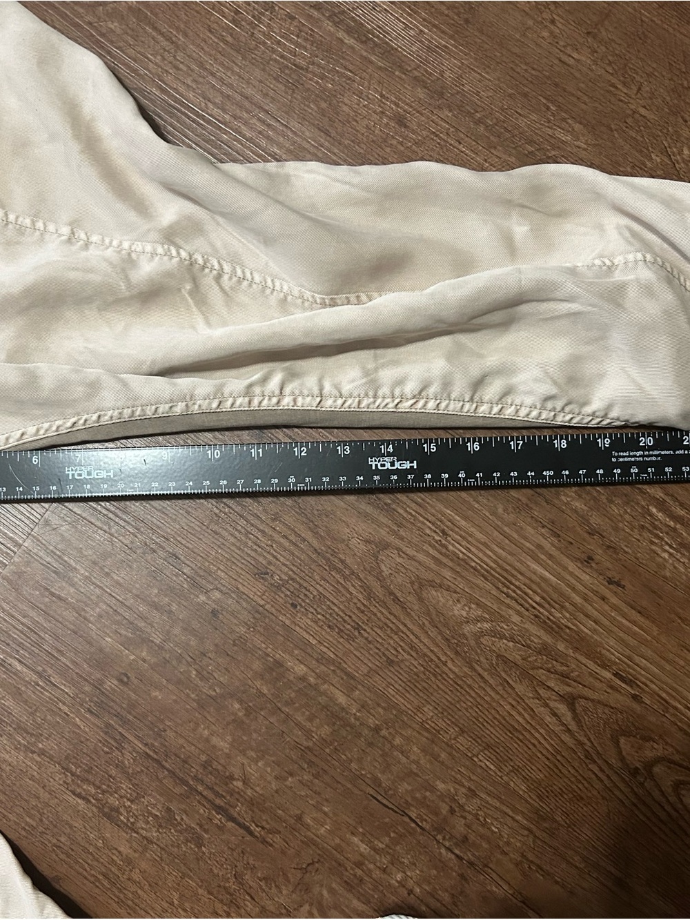 By Anthropologie Cargo Jogger Pants Women XL Beige Lyocell Utility Drawstring - Picture 5 of 7